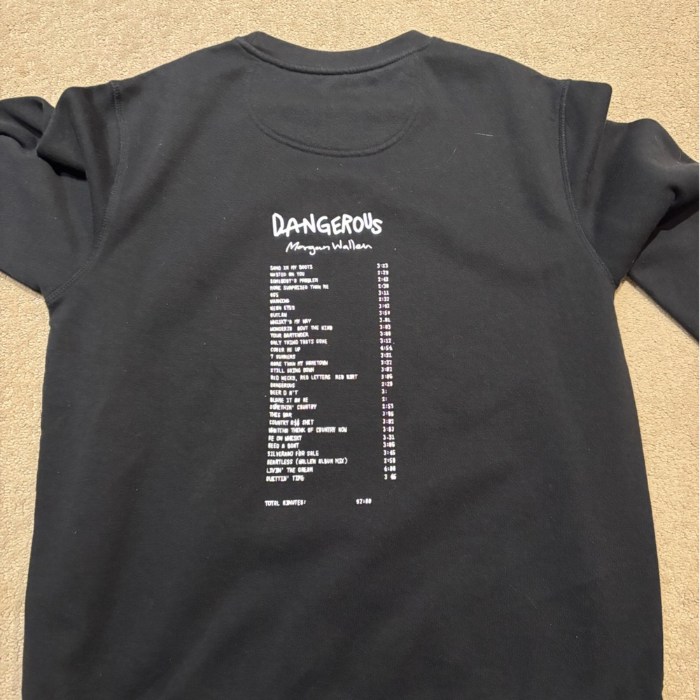 Black Graphic Sweatshirt